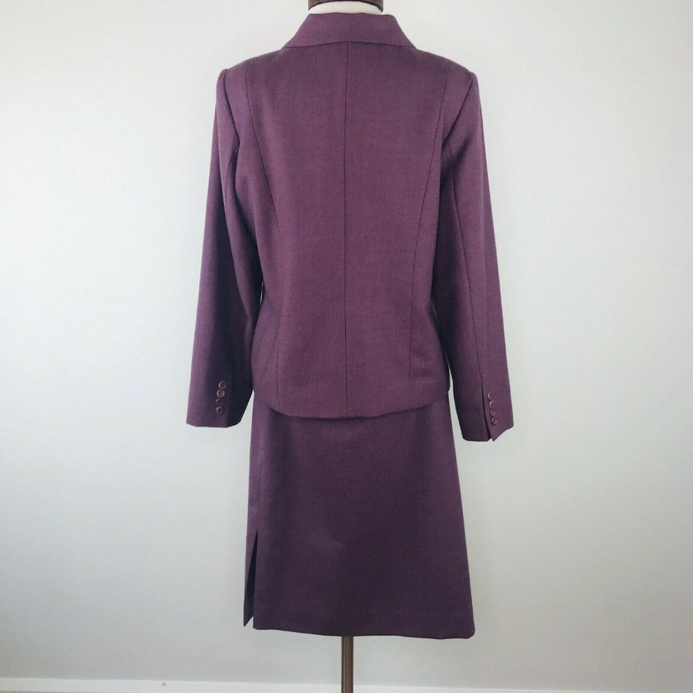 Pendleton 2-piece Purple Wool Skirt Suit  |  Women - Picture 4 of 7